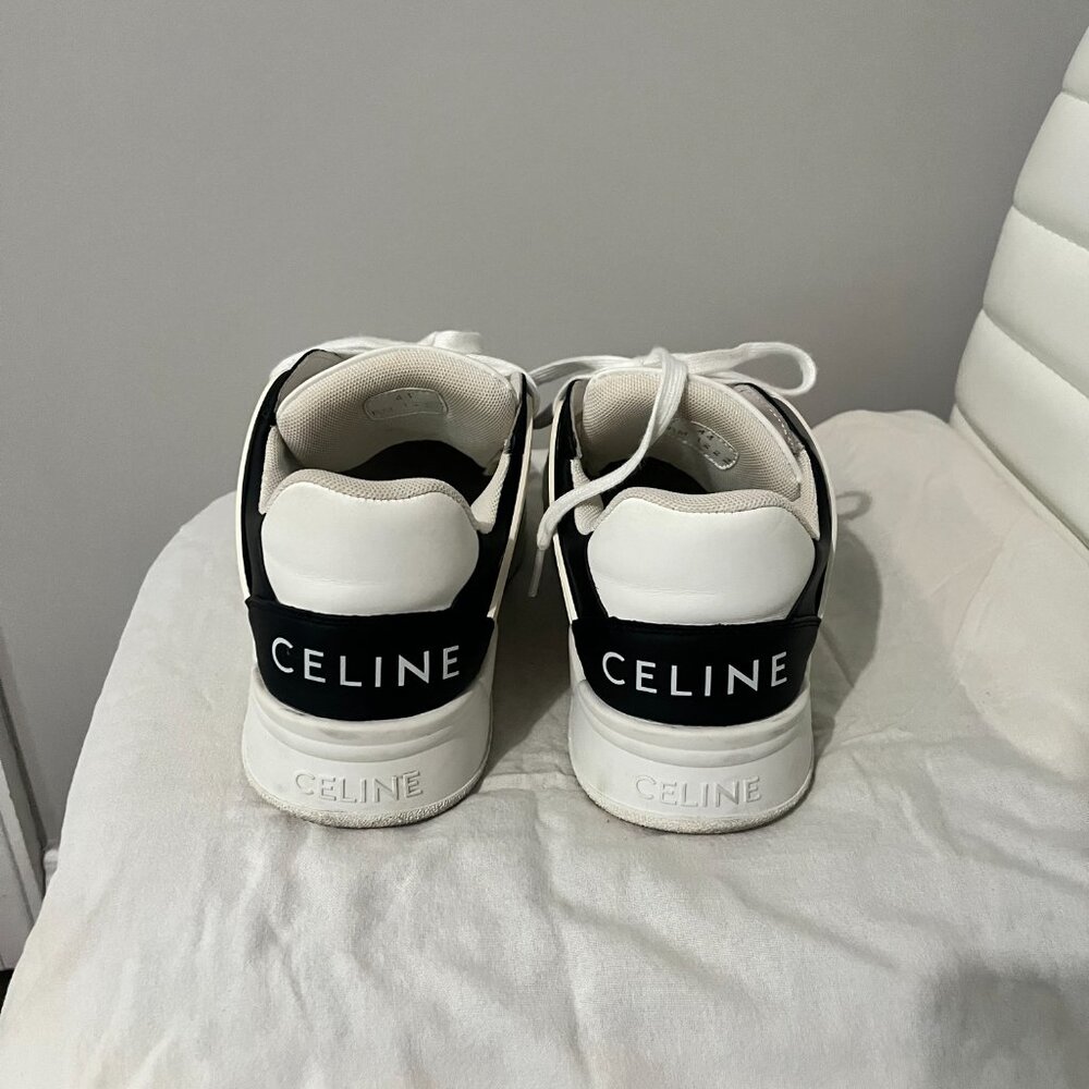Celine Black and White Men's Sneakers - Picture 4 of 6